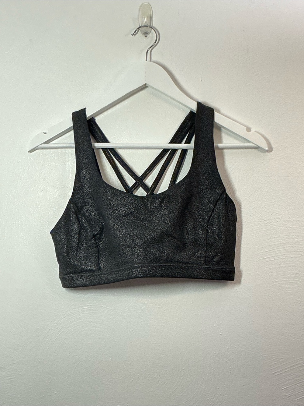 Lululemon Black Crisscross-Back Sports Bra Size 8